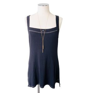 FREE PEOPLE Intimately Cotton Blend Women's Mini Slip Lounge Night Dress Sz M